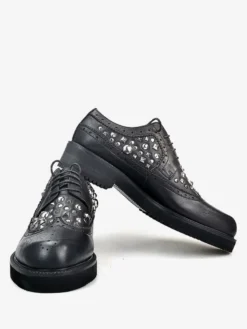 Chaussures habillées pour hommes fantastiques à bout rond en cuir de vache