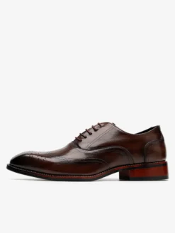 Chaussures habillées pour hommes fantastiques à bout rond avec sangle réglable en cuir PU