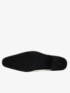 Chaussures habillées pour homme en cuir PU de qualité à bout pointu et sangle réglable