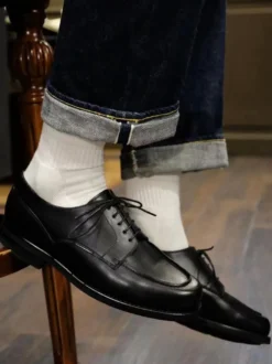 Chaussures habillées pour hommes Chaussures de mariage fantastiques à bout rond en cuir de vache Derby