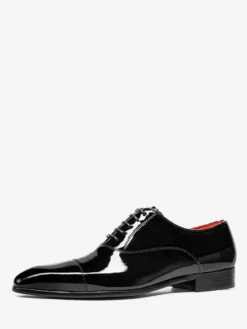 Chaussures habillées pour hommes chaussures Oxford à lacets et bout rapporté