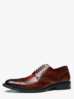 Chaussures habillées pour hommes chaussures Oxford classiques à lacets et bout golf