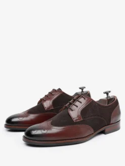 Chaussures habillées pour hommes Chaussures de mariage formelles en cuir à bout rond de qualité