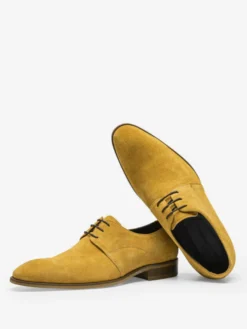 Chaussures habillées pour hommes modernes en cuir à bout rond