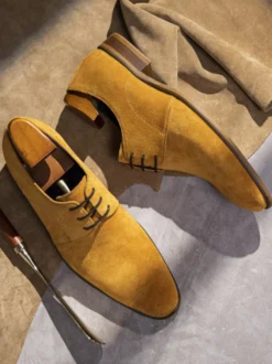 Chaussures habillées pour hommes modernes en cuir à bout rond