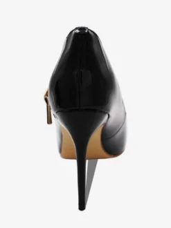 Chaussures Mary Jane à talons hauts escarpins noirs à boucle et bout rond et talon aiguille