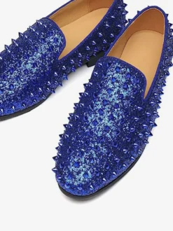 Chaussures Mocassins Pour Hommes Rivets Slip-On