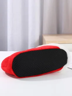 Chaussures Rouges De Noël Hommes Chapeau De Noël