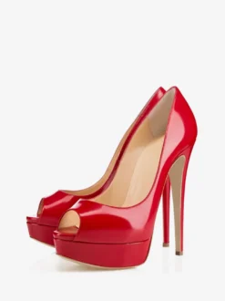Chaussures sexy femme bout ouvert talon haut