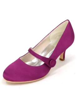 Chaussures vintage mariée talon bas
