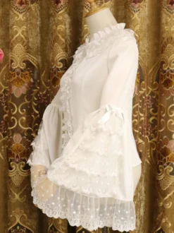 Chemise Lolita Rococo En Mousseline Avec Lolita Déguisements Halloween