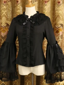 Chemise Lolita Rococo En Mousseline Avec Lolita Déguisements Halloween