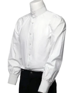 Chemise Opéra rétro blanche coton Déguisements Halloween