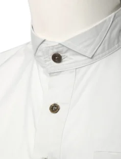 Chemise Opéra steampunk rétro en polyester blanc vintage Déguisements Halloween