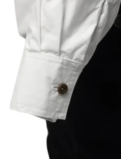 Chemise Opéra steampunk rétro en polyester blanc vintage Déguisements Halloween
