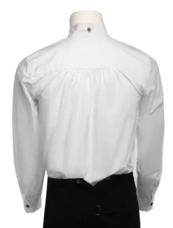 Chemise Opéra steampunk rétro en polyester blanc vintage Déguisements Halloween
