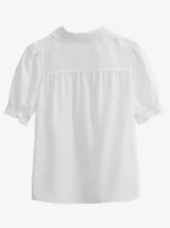 Chemisiers Lolita doux hauts Lolita blancs à manches courtes et volants chemise Lolita