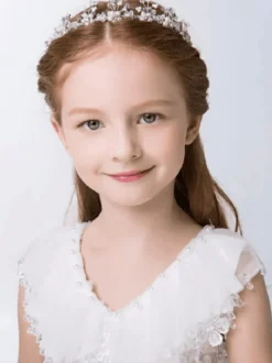 coiffe de fille de fleur accessoire de cheveux
