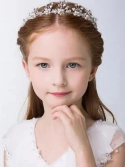 coiffe de fille de fleur accessoire de cheveux