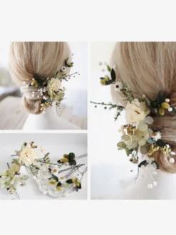 Coiffe de mariage accessoire pour cheveux en rayonne pour mariée
