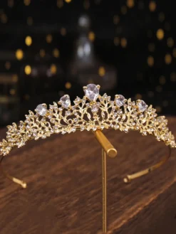 coiffe de mariage diadème accessoires de cheveux de mariée en métal
