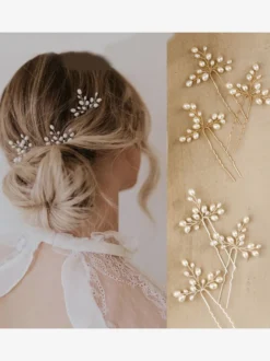 Coiffe de mariage en métal accessoires pour cheveux pour mariée