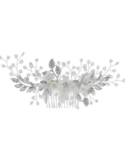 Coiffe de mariage peigne fleur métal accessoires de cheveux de mariée
