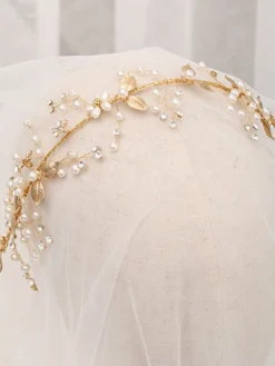 Coiffe de mariée accessoire de mariage