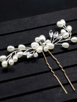 Coiffes Accessoires de cheveux en métal de mariage pour la mariée
