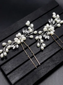 Coiffes Accessoires de cheveux en métal de mariage pour la mariée