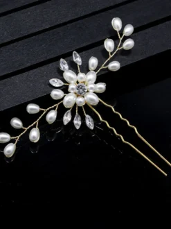 Coiffes Accessoires de cheveux en métal de mariage pour la mariée
