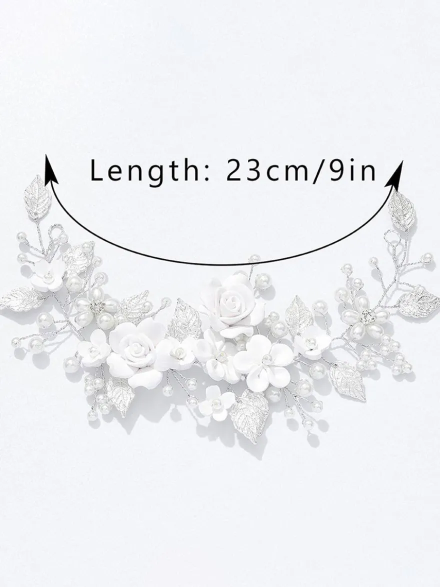 Coiffes Accessoires de cheveux en métal de mariage pour la mariée