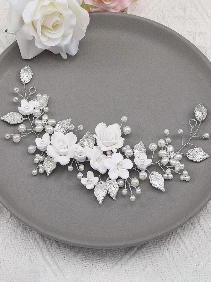 Coiffes Accessoires de cheveux en métal de mariage pour la mariée