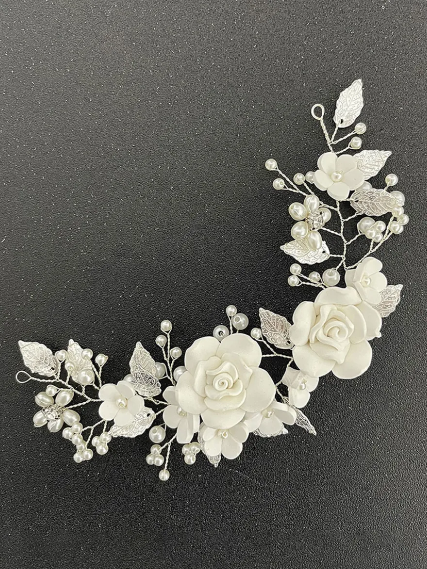 Coiffes Accessoires de cheveux en métal de mariage pour la mariée