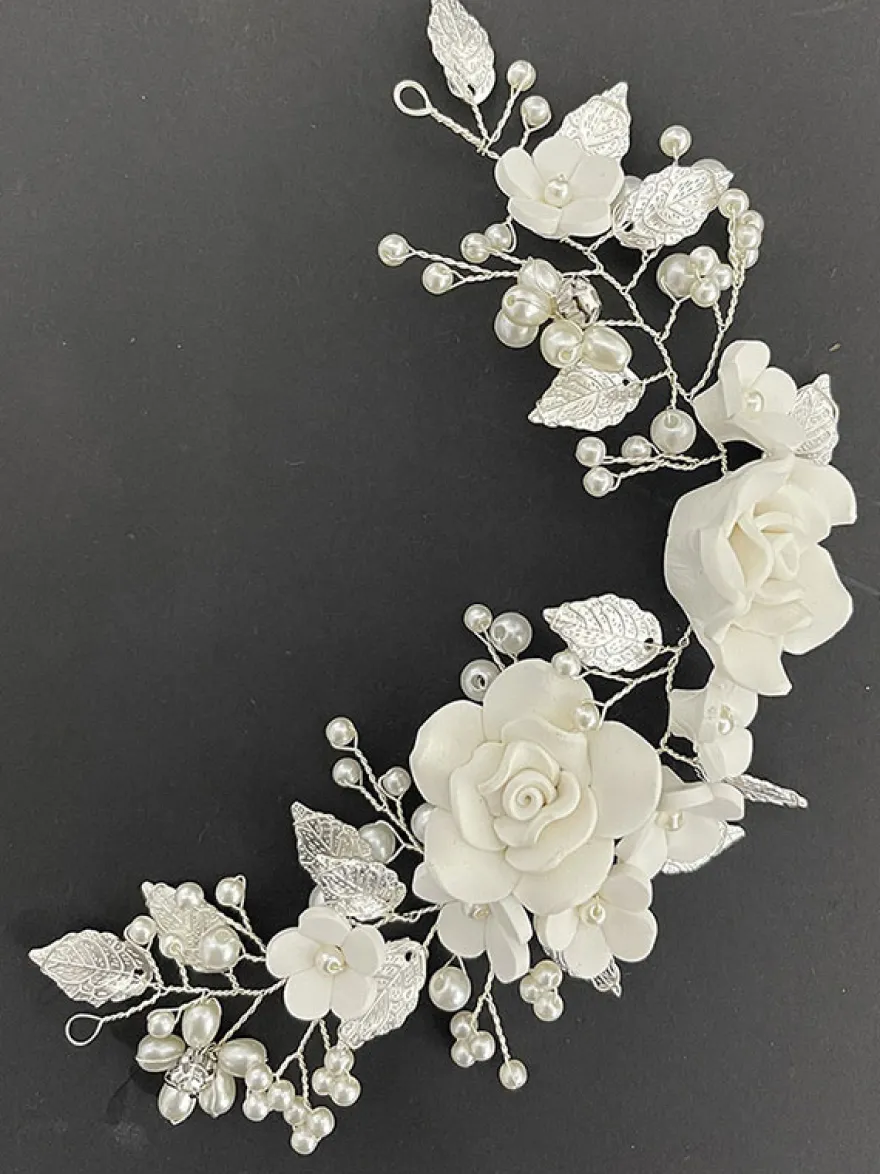 Coiffes Accessoires de cheveux en métal de mariage pour la mariée