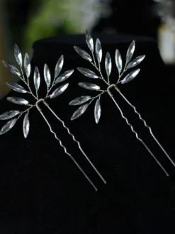 Coiffes Chapeaux de mariage Accessoires de cheveux de mariée strass