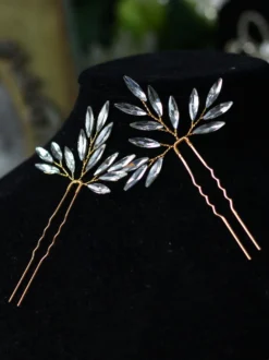 Coiffes Chapeaux de mariage Accessoires de cheveux de mariée strass