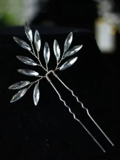 Coiffes Chapeaux de mariage Accessoires de cheveux de mariée strass