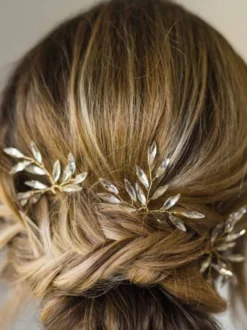Coiffes Chapeaux de mariage Accessoires de cheveux de mariée strass