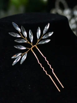 Coiffes Chapeaux de mariage Accessoires de cheveux de mariée strass