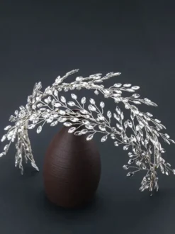 Coiffes Coiffures De Mariage Strass Accessoires De Cheveux En Métal Pour La Mariée