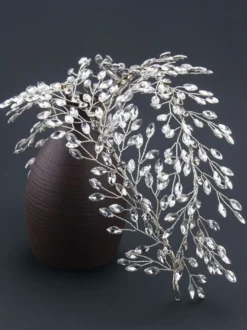 Coiffes Coiffures De Mariage Strass Accessoires De Cheveux En Métal Pour La Mariée