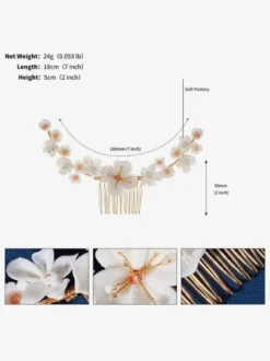 Coiffes de mariage Peigne Métal Accessoires de cheveux de mariée