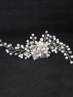 Coiffure mariage 2026 Chic Coiffure de mariage transparent de fiançailles Coiffure