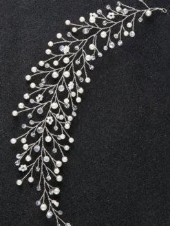 coiffure mariage or accessoire de cheveux soirée
