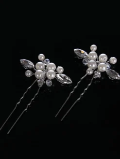Coiffures de mariage Coiffures de mariage Métal perle Accessoires de cheveux de mariée