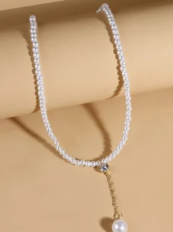 Colliers de mariage Collier de mariage en or blanc