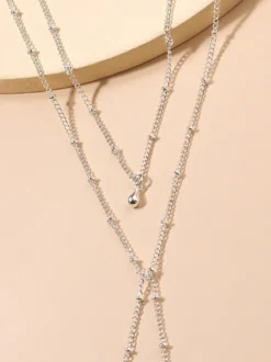 Collier simple pendentif boule collier minimaliste