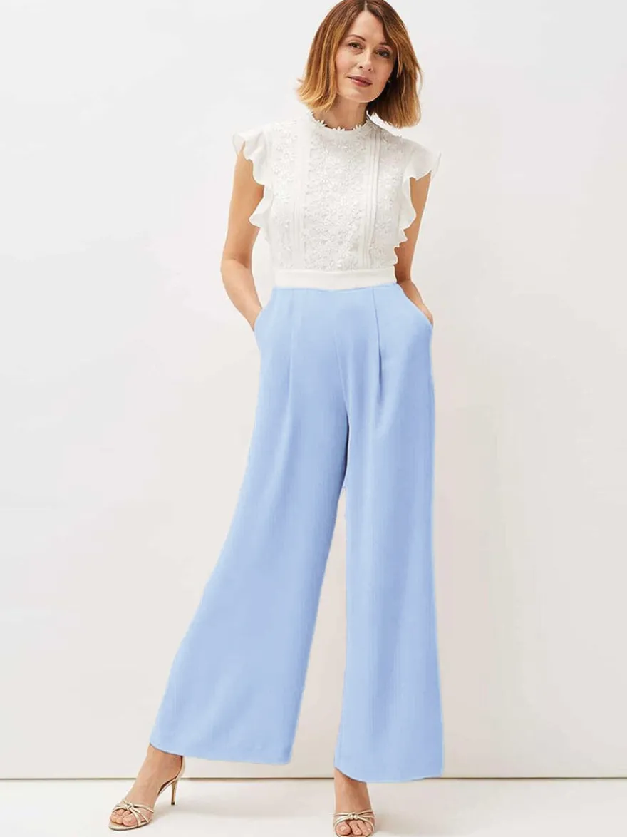 Combinaison de mariage tenue de mère de mariée col rond sans manche zip sur dos