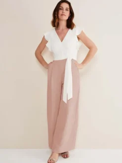 Combinaison de mariage tenue de mère de mariée combinaison sans manche col v